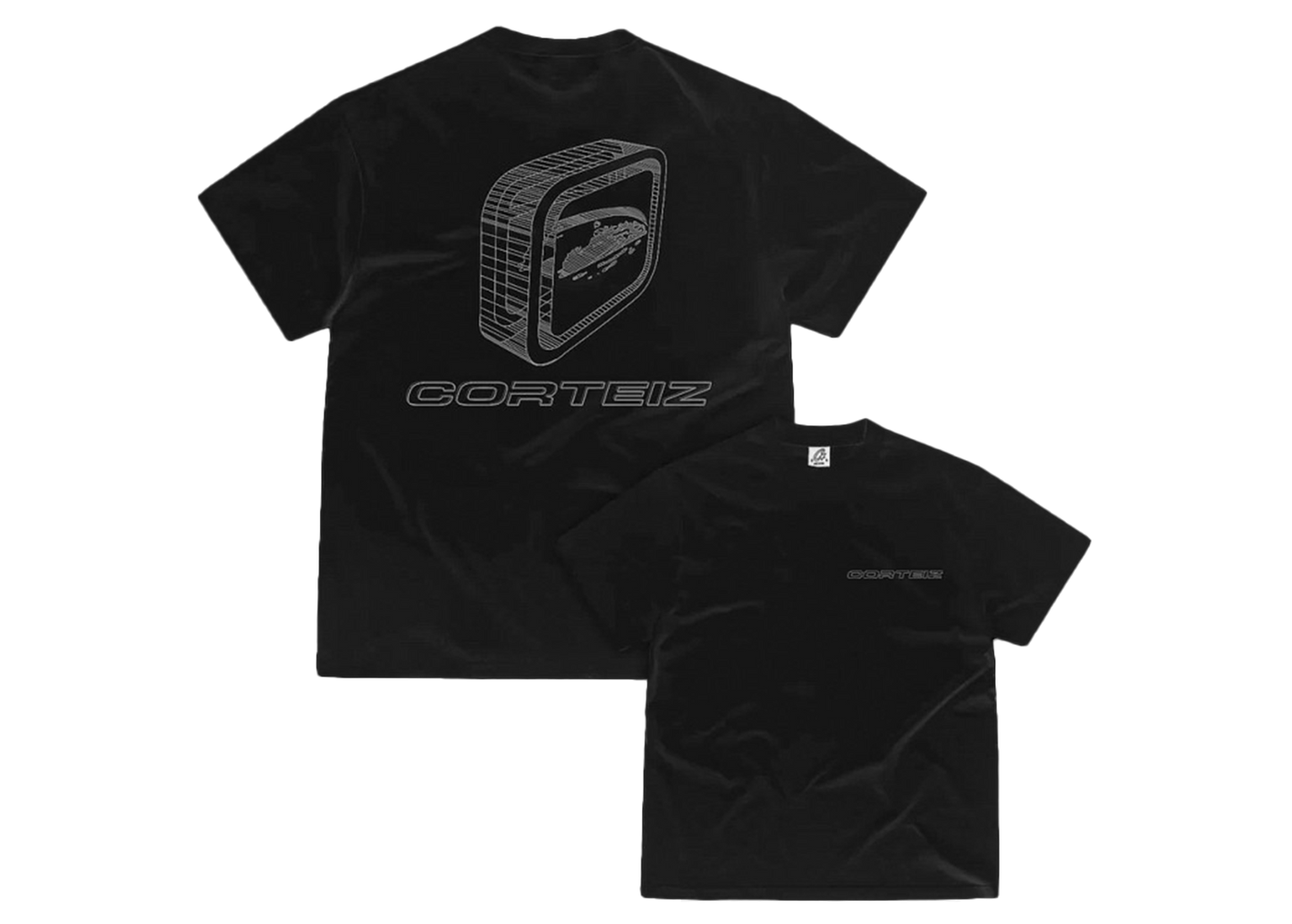 Corteiz Blueprint T-shirt Black