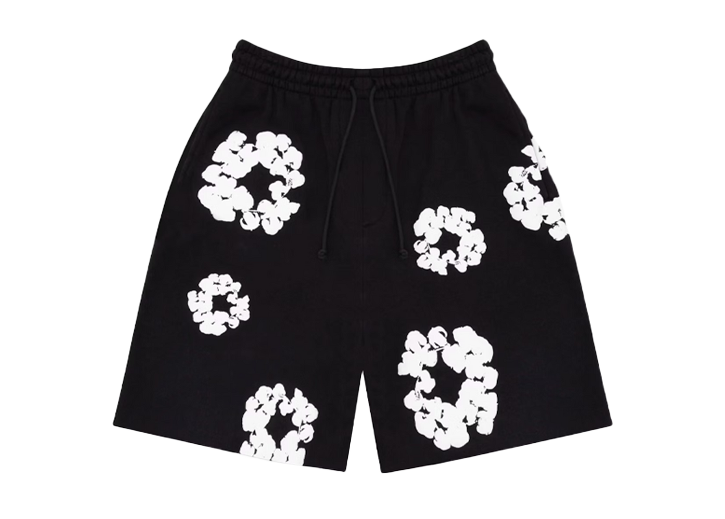 Denim Tears The Cotton Wreath Shorts Black