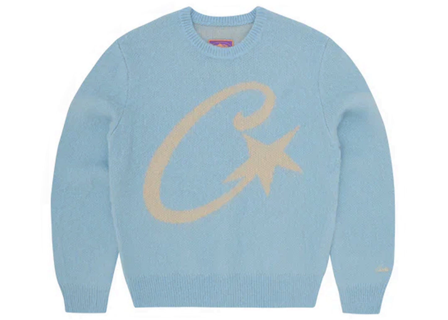 Corteiz C STAR MOHAIR KNIT SWEATER BABY BLUE