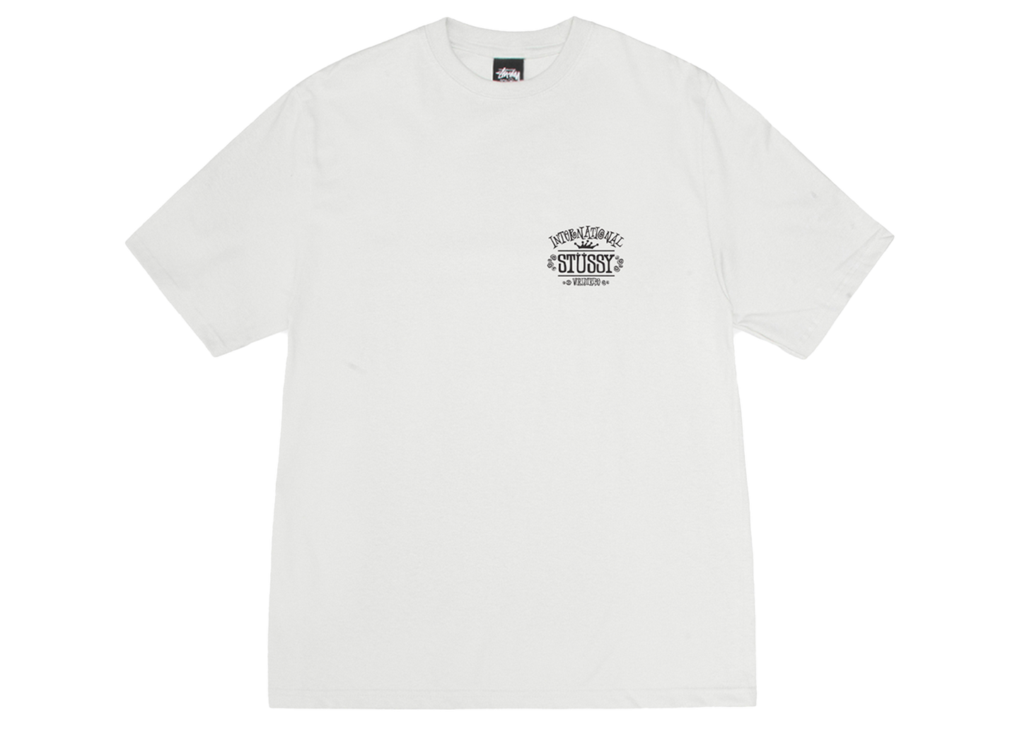 Stüssy Worldwide Dyed t-shirt White