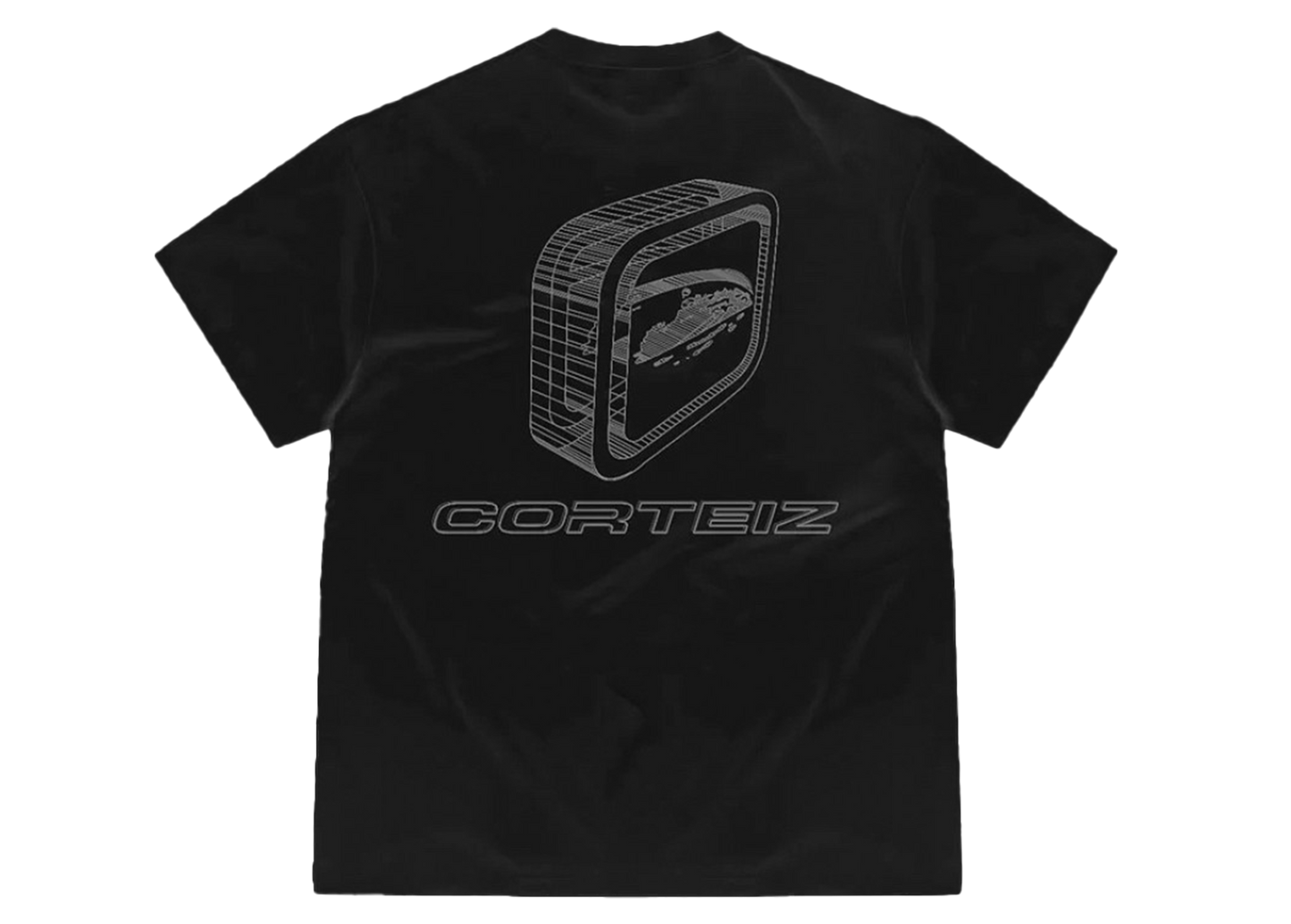 Corteiz Blueprint T-shirt Black