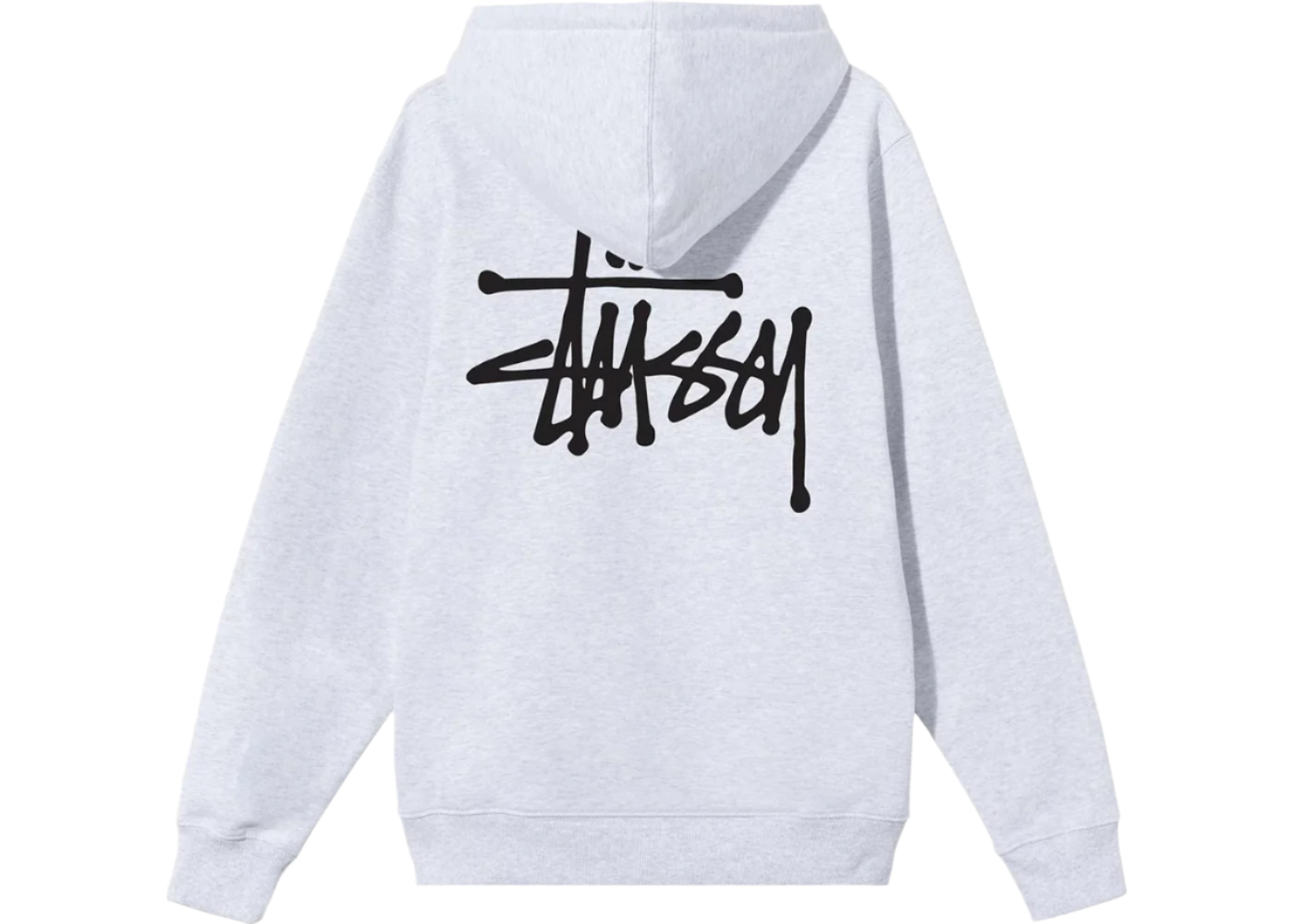 Stüssy Basic Hoodie Ash Heather