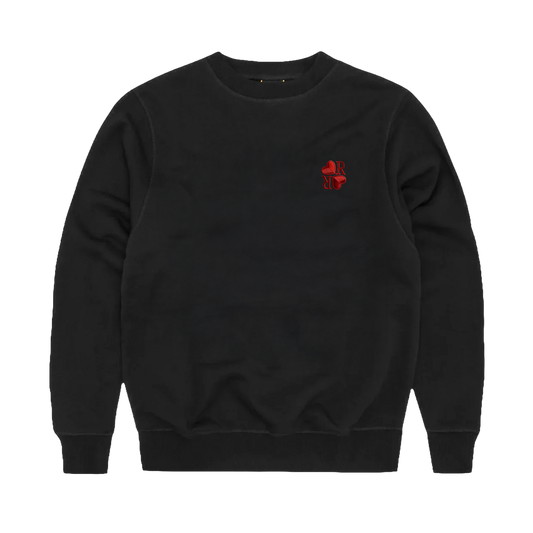 Valentine's Crewneck Black