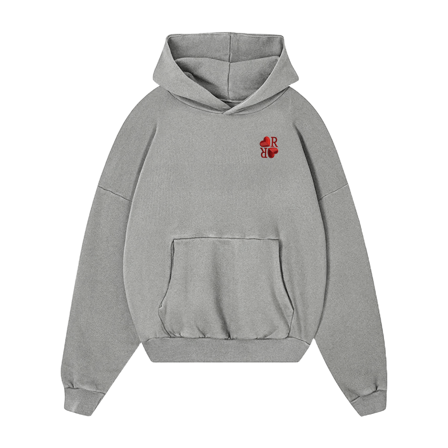 Valentine's Hoodie Grey