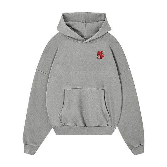 Valentine's Hoodie Grey