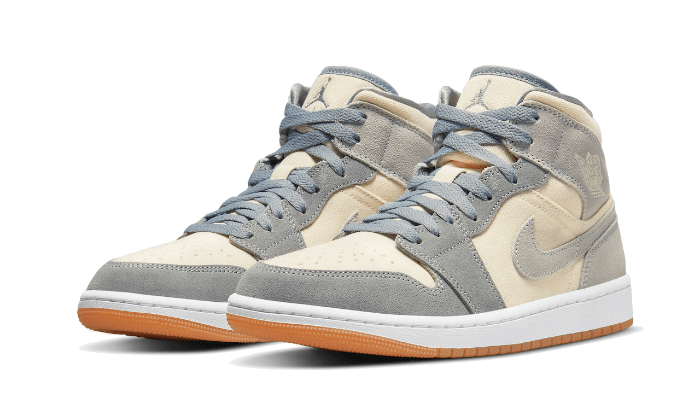 Jordan 1 Mid Coconut Milk Particle Grey