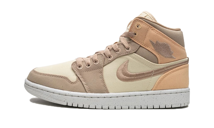 Jordan 1 Mid Canvas Khaki