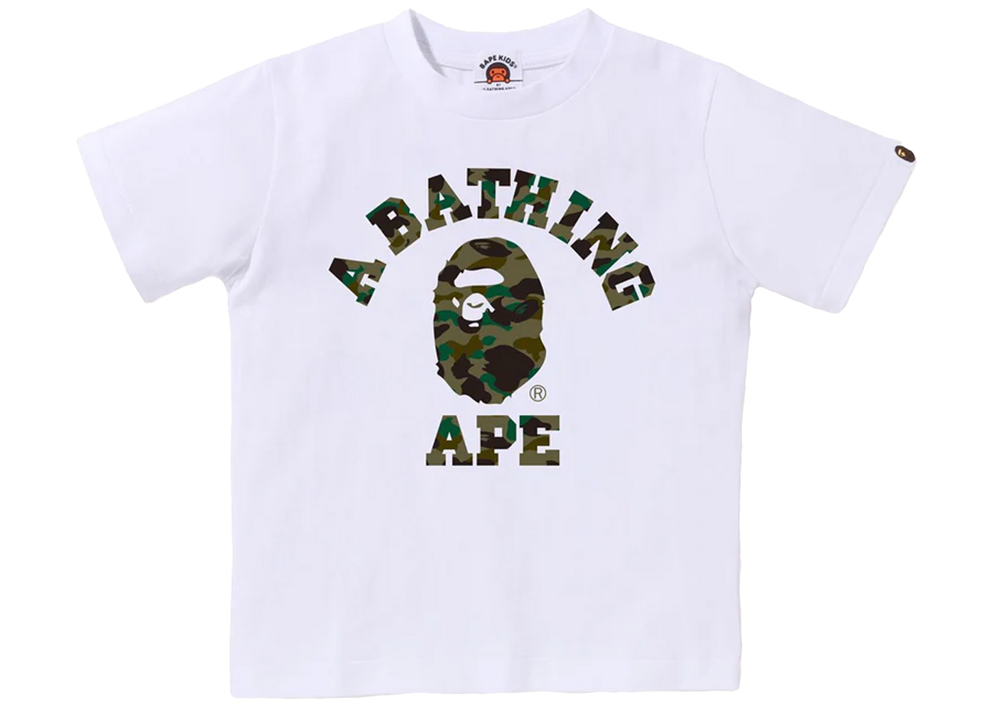 Bape Camo College T-shirt White