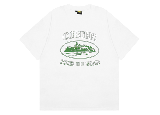 Corteiz Alcatraz T-shirt White Green