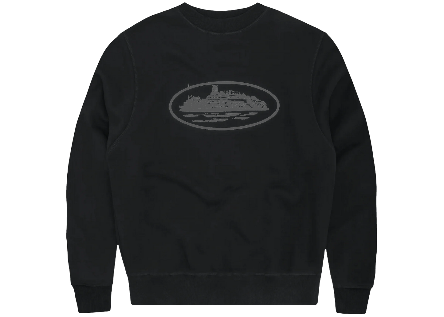 Corteiz Alcatraz Sweatshirt Triple Black