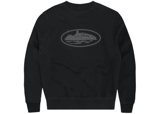 Corteiz Alcatraz Sweatshirt Triple Black