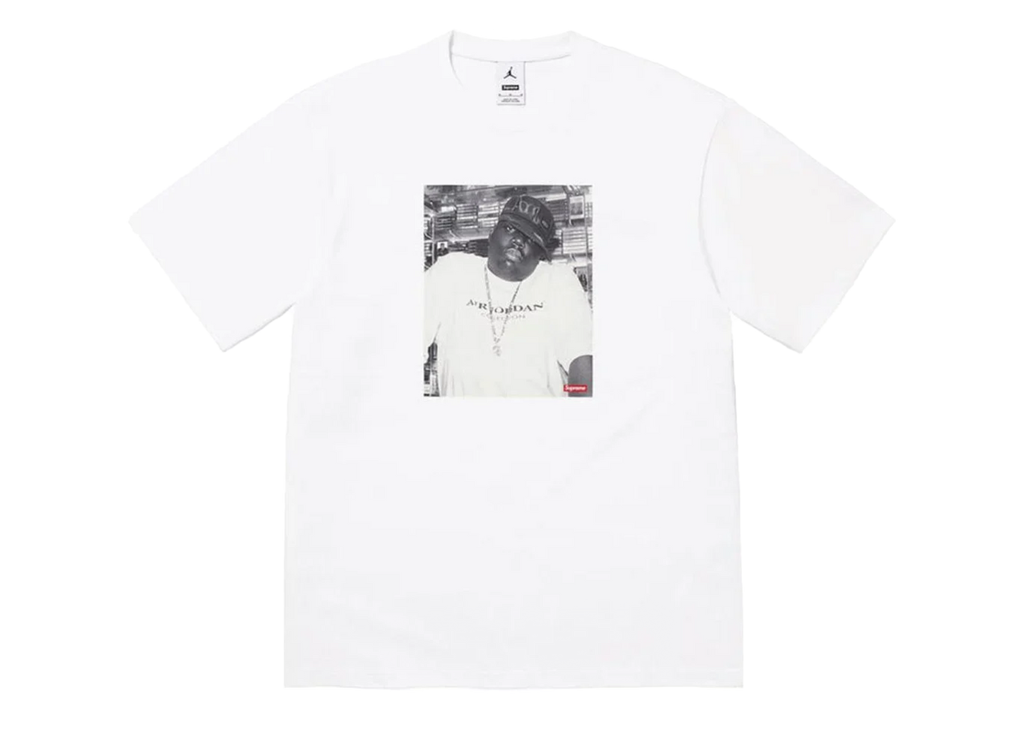 Supreme Jordan Biggie T-shirt White