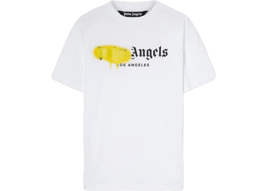 Palm Angels Los Angeles Sprayed Logo T-Shirt White