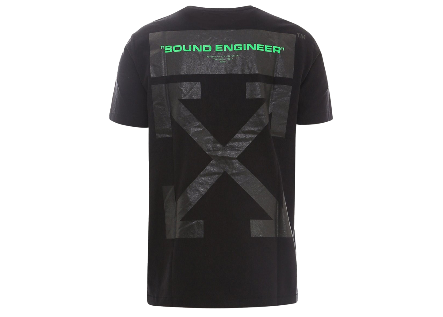 Off-White Pioneer Sound Engineer Console T-Shirt  Black