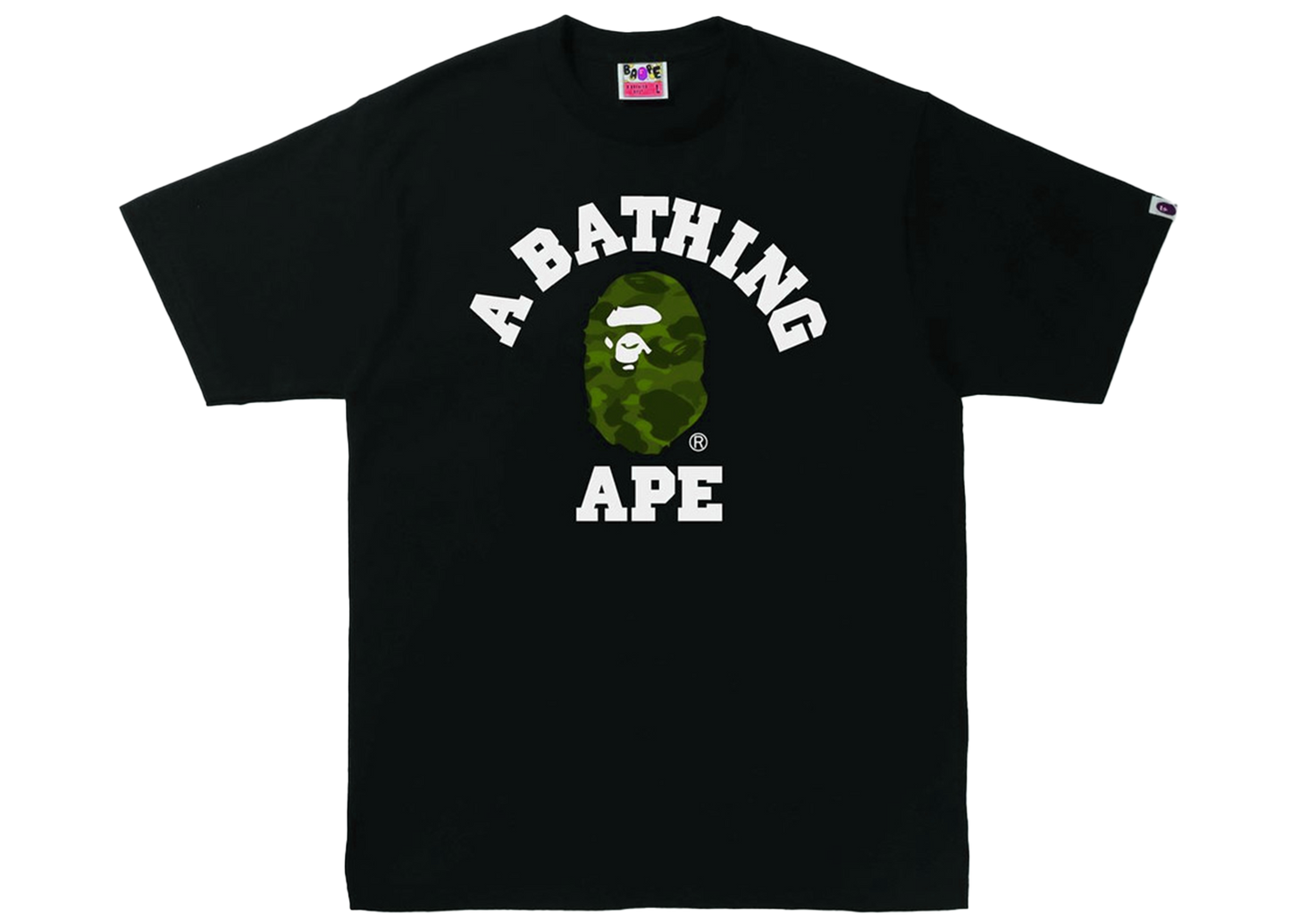 Bape Camo College T-shirt Black