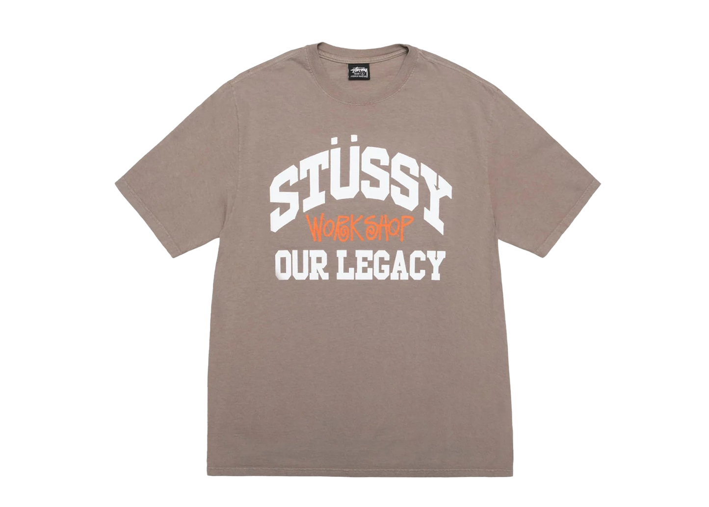 Stüssy collegiate t-shirt taupe