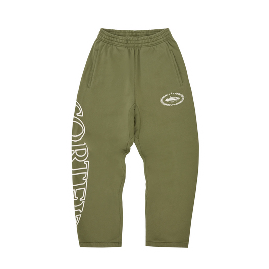 Corteiz Superior Royale Open Hem Pant Olive