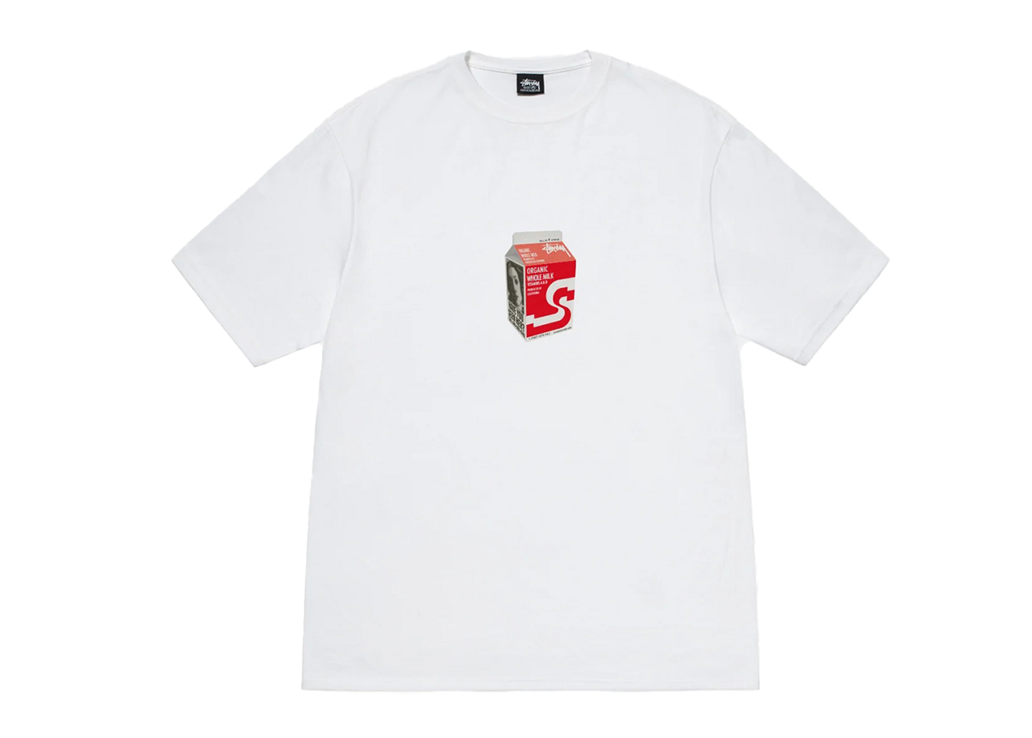 Stüssy milk t-shirt white